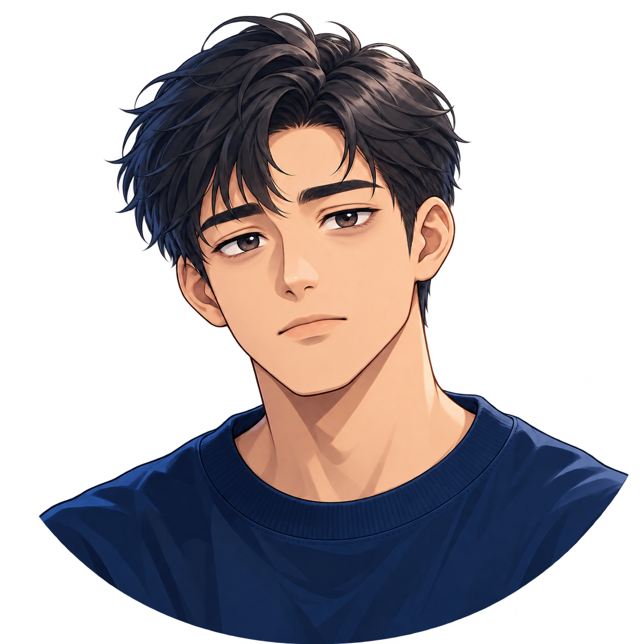 Anime-style portrait of Alex